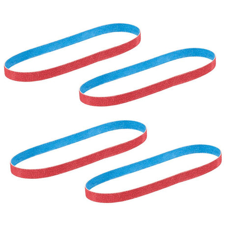 Milwaukee 48-80-9080 1/2" x 18" 80 Grit Bandfile Belts - 4 pack