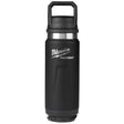 Milwaukee 48-82-8396B PACKOUT 24oz Insulated Bottle with Leakproof Chug Lid Black