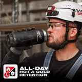 Milwaukee 48-82-8396B PACKOUT 24oz Insulated Bottle with Leakproof Chug Lid Black - 2