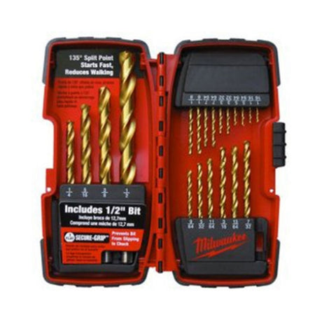 Milwaukee 48-89-1105 20-Piece Titanium Drill Bit Set