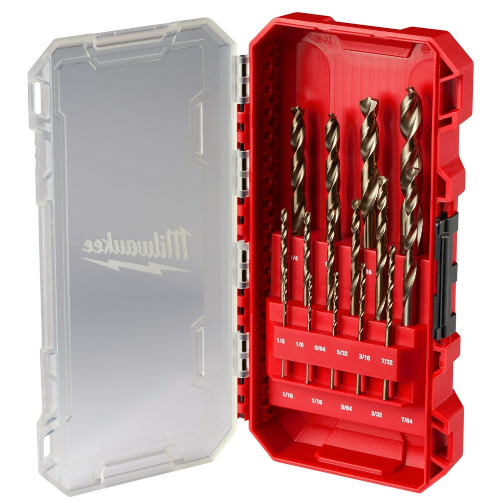 Milwaukee 48-89-2370 RED HELIX Cobalt Drill Bit Set - 15PC