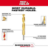 Milwaukee 48-89-4670 SHOCKWAVE Impact Duty RED HELIX Titanium Drill Bit Set - 15PC - 5