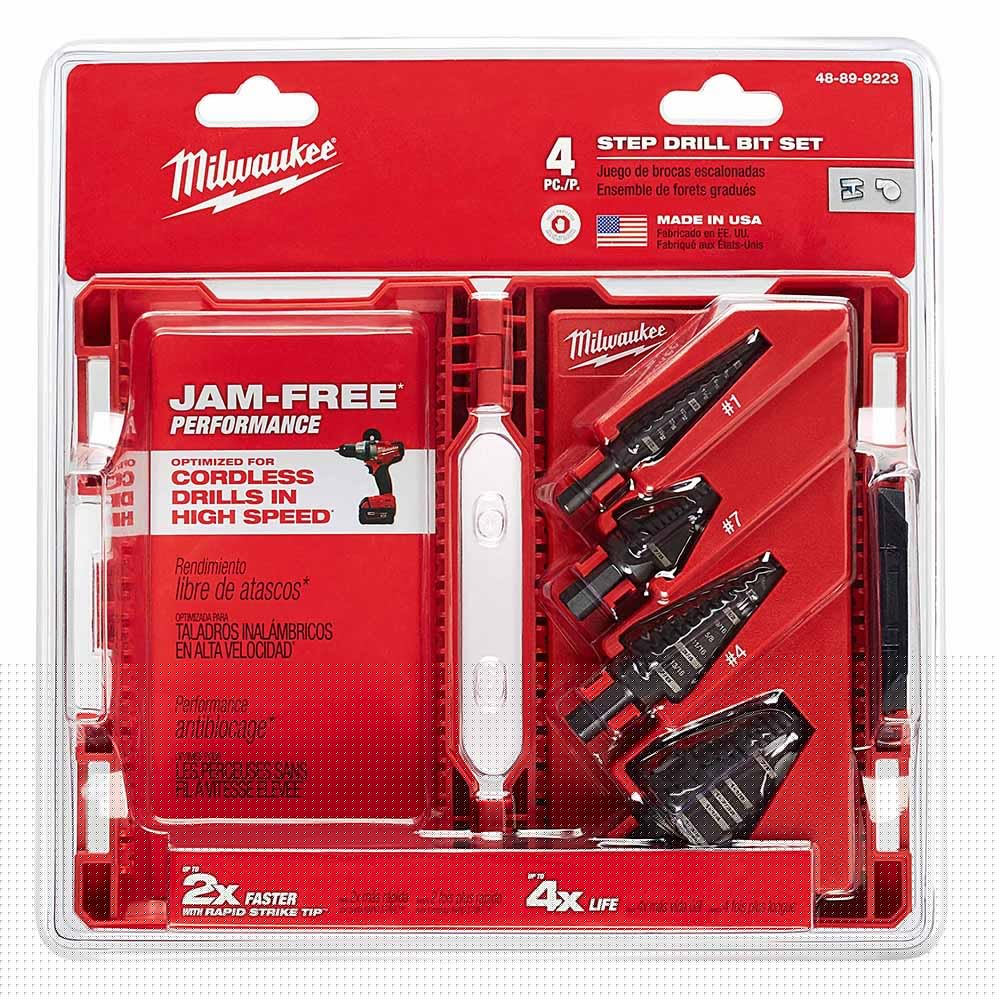 Milwaukee 48-89-9223 Milwaukee 4pc Set (#1, #4, #7, #12) - 8
