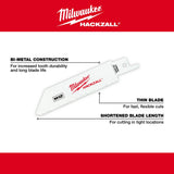 Milwaukee 49-00-5400 M12 Hackzall Blade Fiberglass 3-Pack - 5