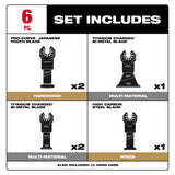 Milwaukee  49-10-9112 Milwaukee® OPEN-LOK™ 6PC MULTI-TOOL BLADE KIT - 3