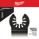 Milwaukee 49-10-9114 Universal Fit OPEN-LOK 15PC Oscillating Multi-Tool Blade Kit w/ Modular Case - 3