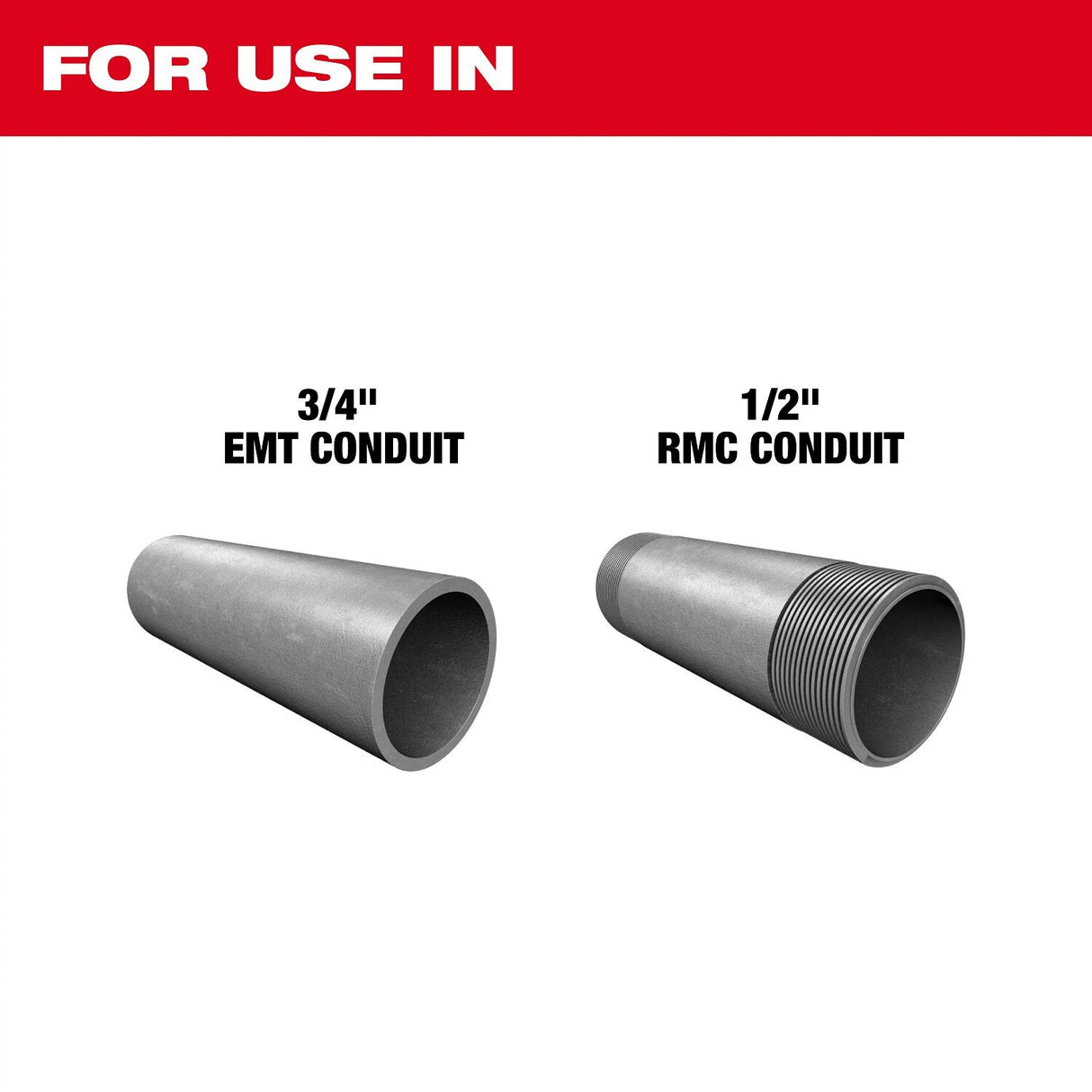 Milwaukee 49-16-0034 3/4” EMT / 1/2” RMC Conduit Bending Shoe - 3