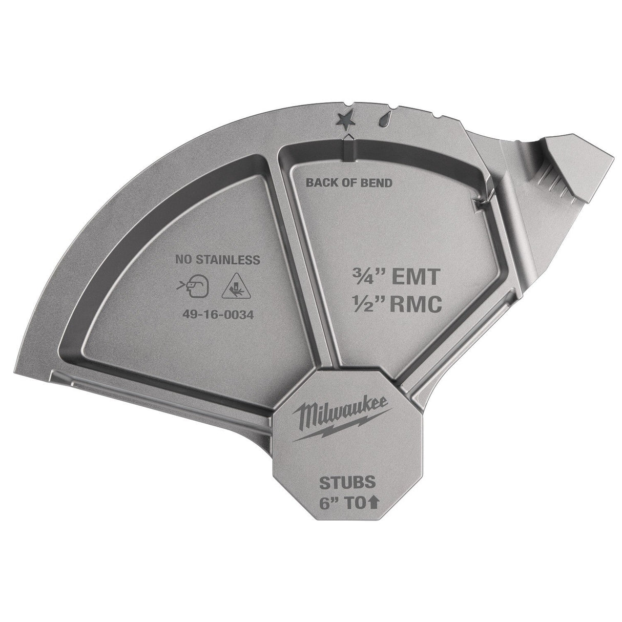 Milwaukee 49-16-0034 3/4” EMT / 1/2” RMC Conduit Bending Shoe - 7