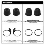 Milwaukee 49-16-0101 Jobsite Earbuds Ear Tip Kit - 2