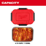 Milwaukee 49-16-0202 Stainless Steel Container for M18 Jobsite Lunch Warmer with Leak-Proof Lid - 5