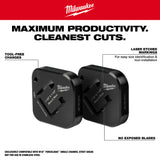 Milwaukee 49-16-1212 1-1/2" x 1-1/2" Single Strut Shearing Dies - 2