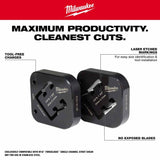 Milwaukee 49-16-1578 7/8" & 1-5/8" x 1-5/8" Combination Strut Shearing Dies - 2