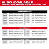 Milwaukee 49-16-1640 INSIDER Box Ratchet Socket SAE Set 8PC - 11