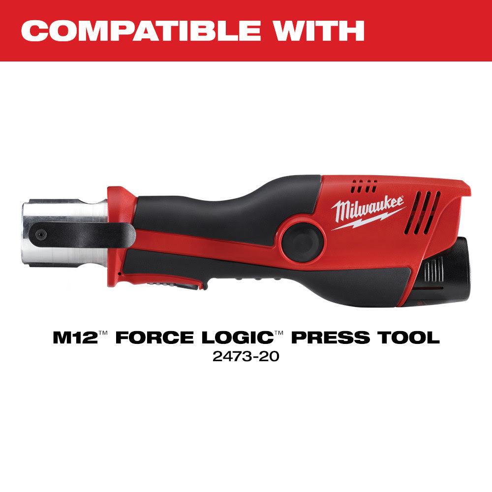 Milwaukee 49-16-2450M 1/4" Streamline ACR Press Jaw for M12 FORCE LOGIC Press Tool - 3