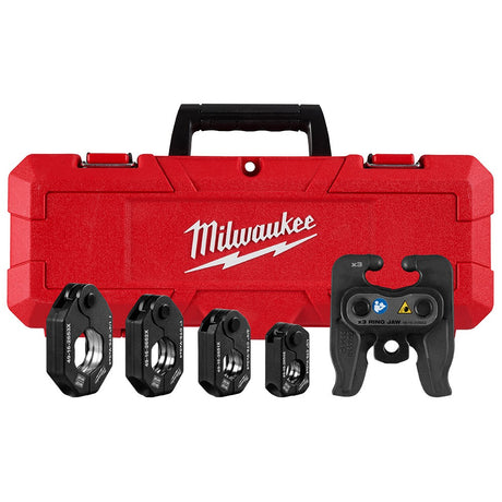 Milwaukee 49-16-2490X 1/2" - 1-1/4" CTS-V Pivoting Press Ring Kit for M12 FORCE LOGIC Press Tool