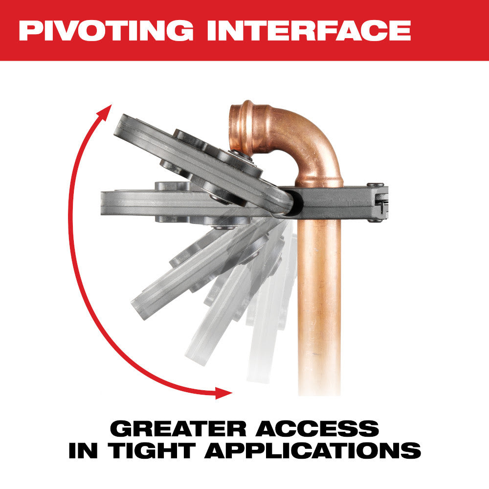 Milwaukee 49-16-2650X 1/2" CTS-V Pivoting Press Ring for M18 & M12 FORCE LOGIC Press Tools - 4