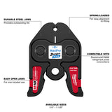 Milwaukee 49-16-2650Z 1/4" ZoomLock MAX Press Jaw for M18 FORCE LOGIC Press Tools - 2