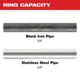 Milwaukee 49-16-2651BX 3/4" IPS-P Pivoting Press Ring for M18 & M12 FORCE LOGIC Press Tools - 2