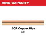 Milwaukee 49-16-2652MX 3/8" Streamline ACR Pivoting Press Ring - 2