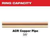 Milwaukee 49-16-2652MX 3/8" Streamline ACR Pivoting Press Ring - 2