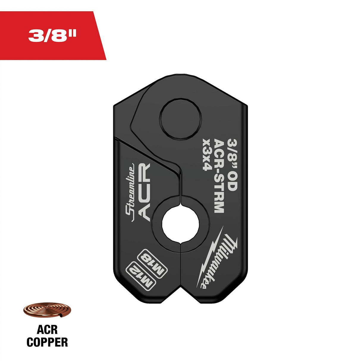 Milwaukee 49-16-2652MX 3/8" Streamline ACR Pivoting Press Ring - 12