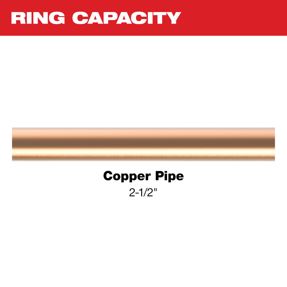 Milwaukee 49-16-2656NX 2-1/2" NIBCO Press Ring for M18 FORCE LOGIC Long Throw Press Tool - 2