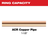 Milwaukee 49-16-2657MX 1-1/8" Streamline ACR Pivoting Press Ring - 2