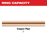 Milwaukee 49-16-2657NX 3" NIBCO Press Ring for M18 FORCE LOGIC Long Throw Press Tool - 2