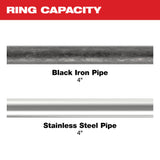 Milwaukee 49-16-2658BX 4" IPS-P Pivoting Press Ring for M18 FORCE LOGIC Long Throw Press Tool - 2