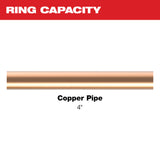 Milwaukee 49-16-2658NX 4" NIBCO Press Ring for M18 FORCE LOGIC Long Throw Press Tool - 2