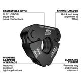 Milwaukee 49-16-2658RX 1-3/8 in. RLS Pivoting Press Ring for M18 FORCE LOGIC Press Tools - 2