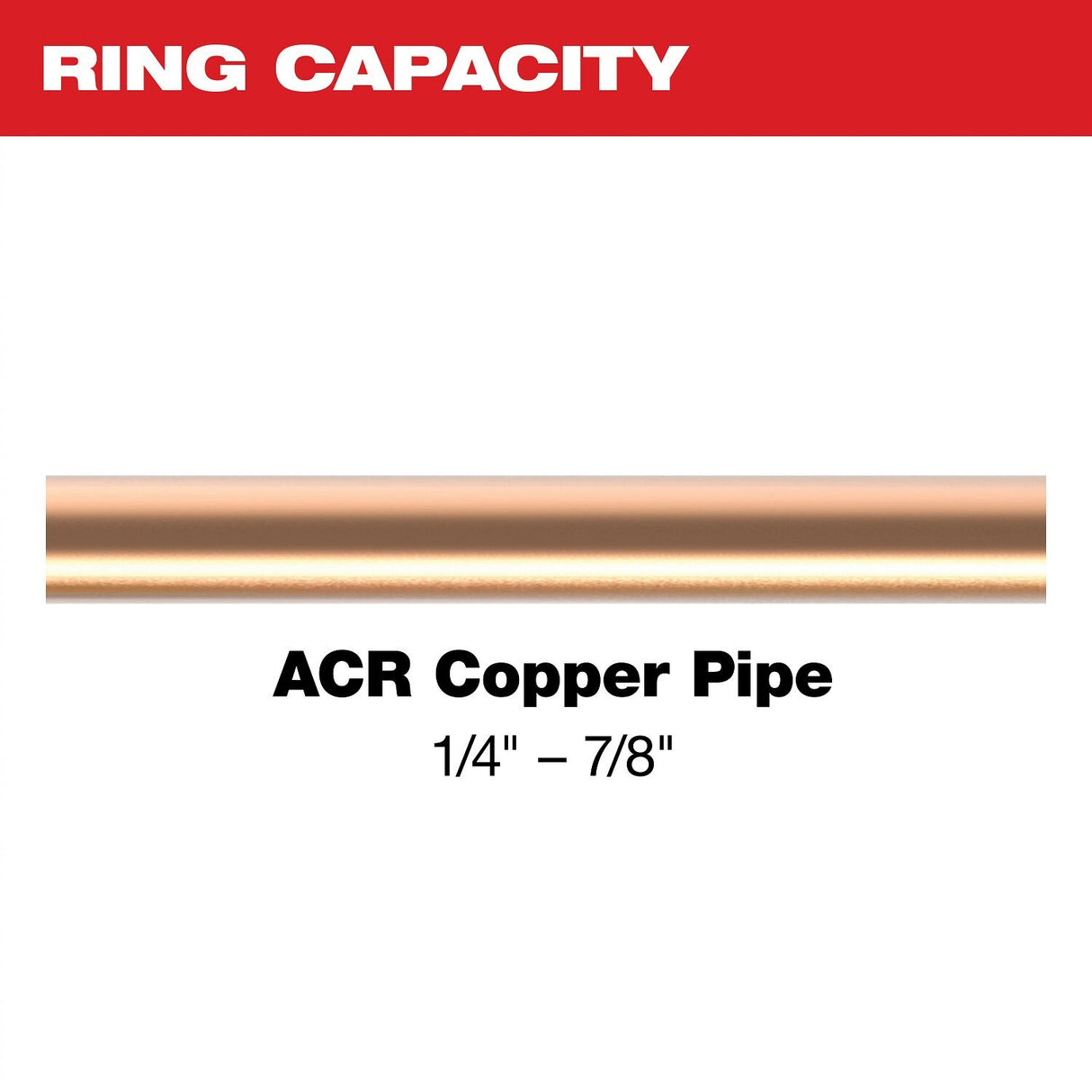 Milwaukee 49-16-2661MX 1/4" - 7/8" Streamline ACR Pivoting Press Ring Kit for M18 FORCE LOGIC Press Tool - 2