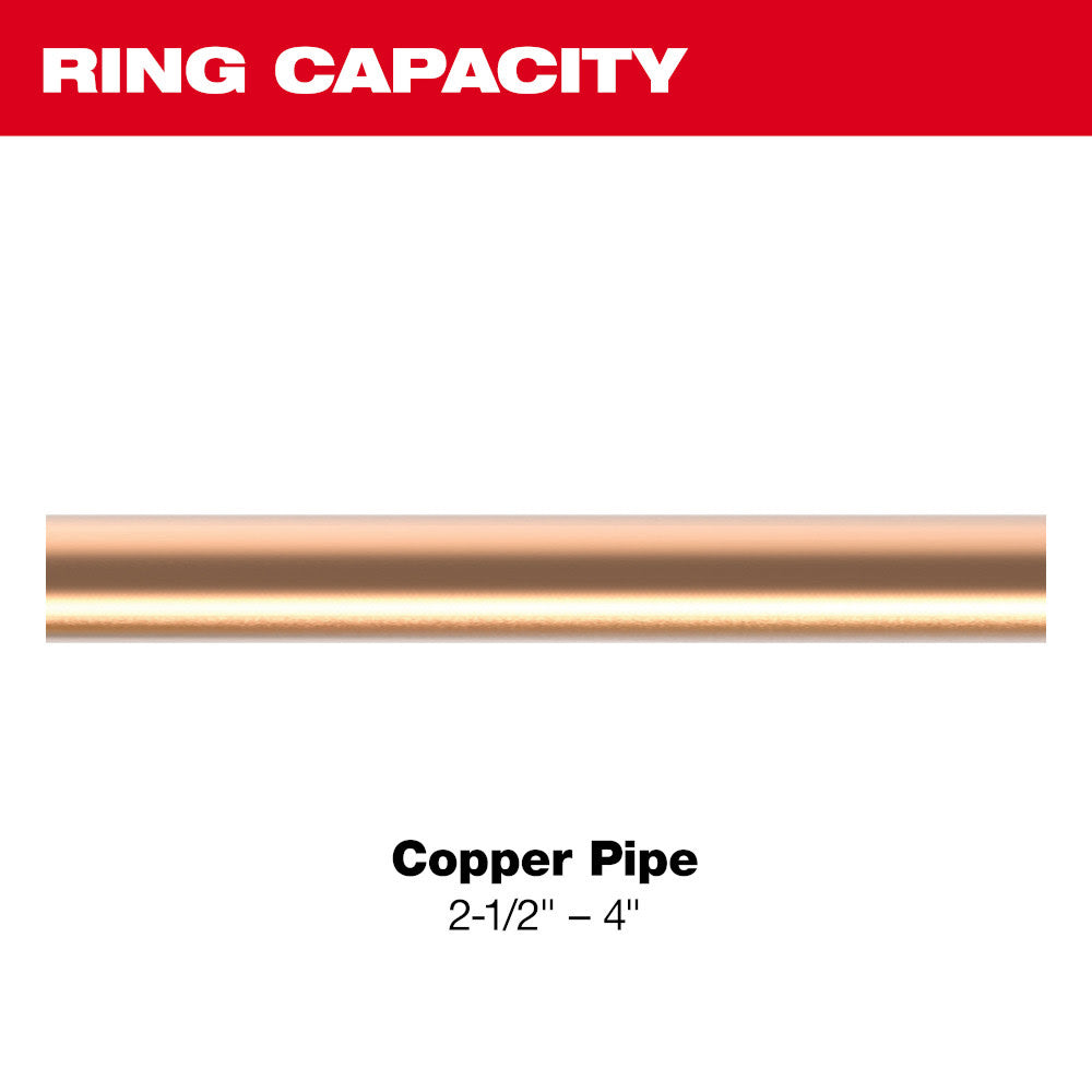 Milwaukee 49-16-2690NX 2-1/2" - 4" NIBCO Press Ring Kit for M18 FORCE LOGIC Long Throw Press Tool - 3