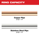 Milwaukee 49-16-2690X 2-1/2" - 4" CTS-V Pivoting Press Ring Kit for M18 FORCE LOGIC Press Tools - 3