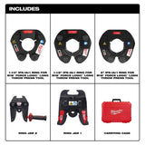 Milwaukee 49-16-2691S 1-1/4"-2" IPS-IA Press Ring Kit for M18 FORCE LOGIC Long Throw Press Tool - 2