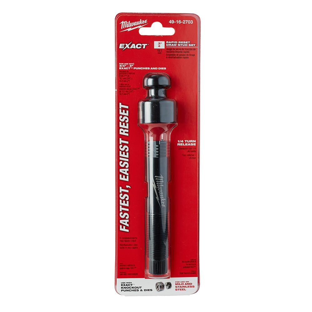 Milwaukee 49-16-2703 Exact™ Rapid Reset 3/4" Draw Stud - 3