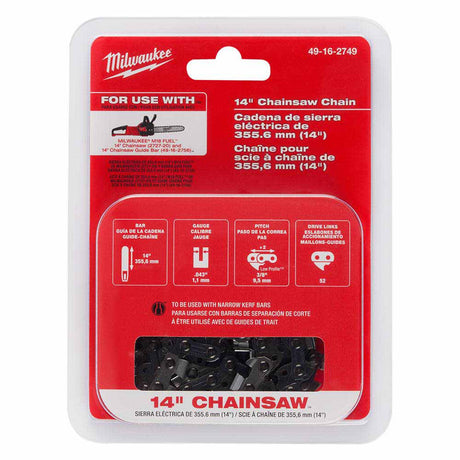 Milwaukee 49-16-2749 14" Chainsaw Chain