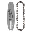 Milwaukee 49-16-2843 6 in. 3/8 in. Low Profile Pitch 0.043 in. Gauge Saw Chain and Guide Bar Set (2 Pc)