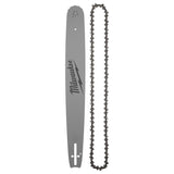 Milwaukee 49-16-2848 20 in. Saw Chain and Guide Bar Set 0.325 Pitch 0.050 Gauge (2 Piece)