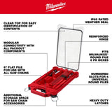 Milwaukee 49-16-2880 Saw Chain Sharpening Set with PACKOUT Low-Profile Organizer (9 Piece) - 2