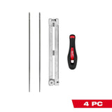 Milwaukee 49-16-2881 Saw Chain Sharpening Set with 5/32 Inch Round Files and Angle Guide (4 Piece) - 3