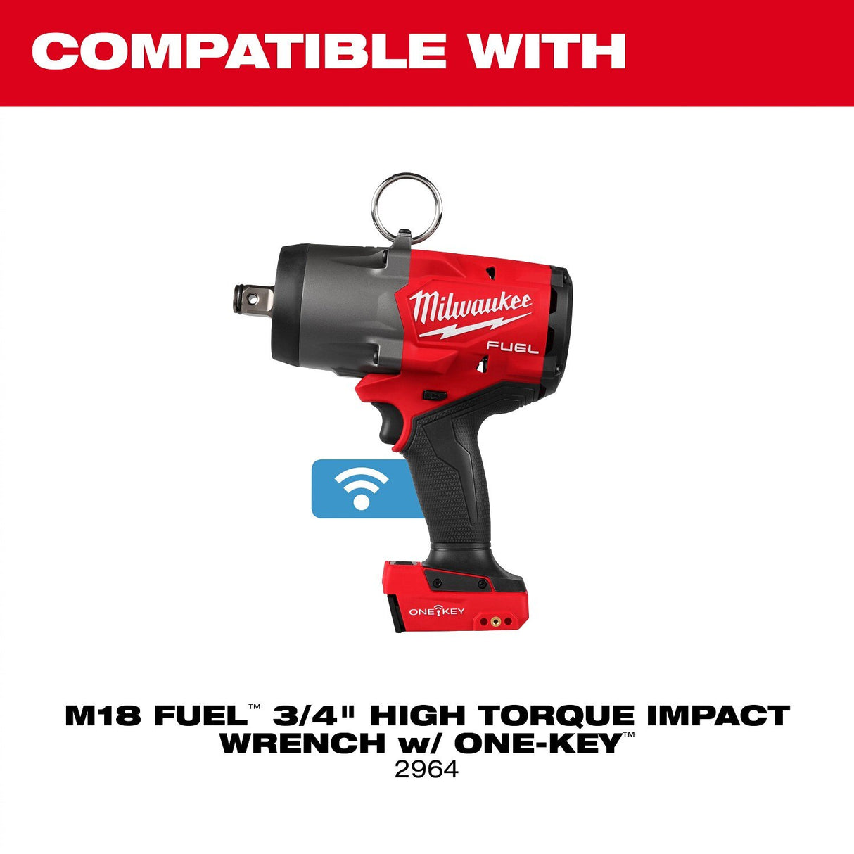 Milwaukee 49-16-2964 3/4" High Torque Impact Wrench Protective Boot for ONE-KEY - 2