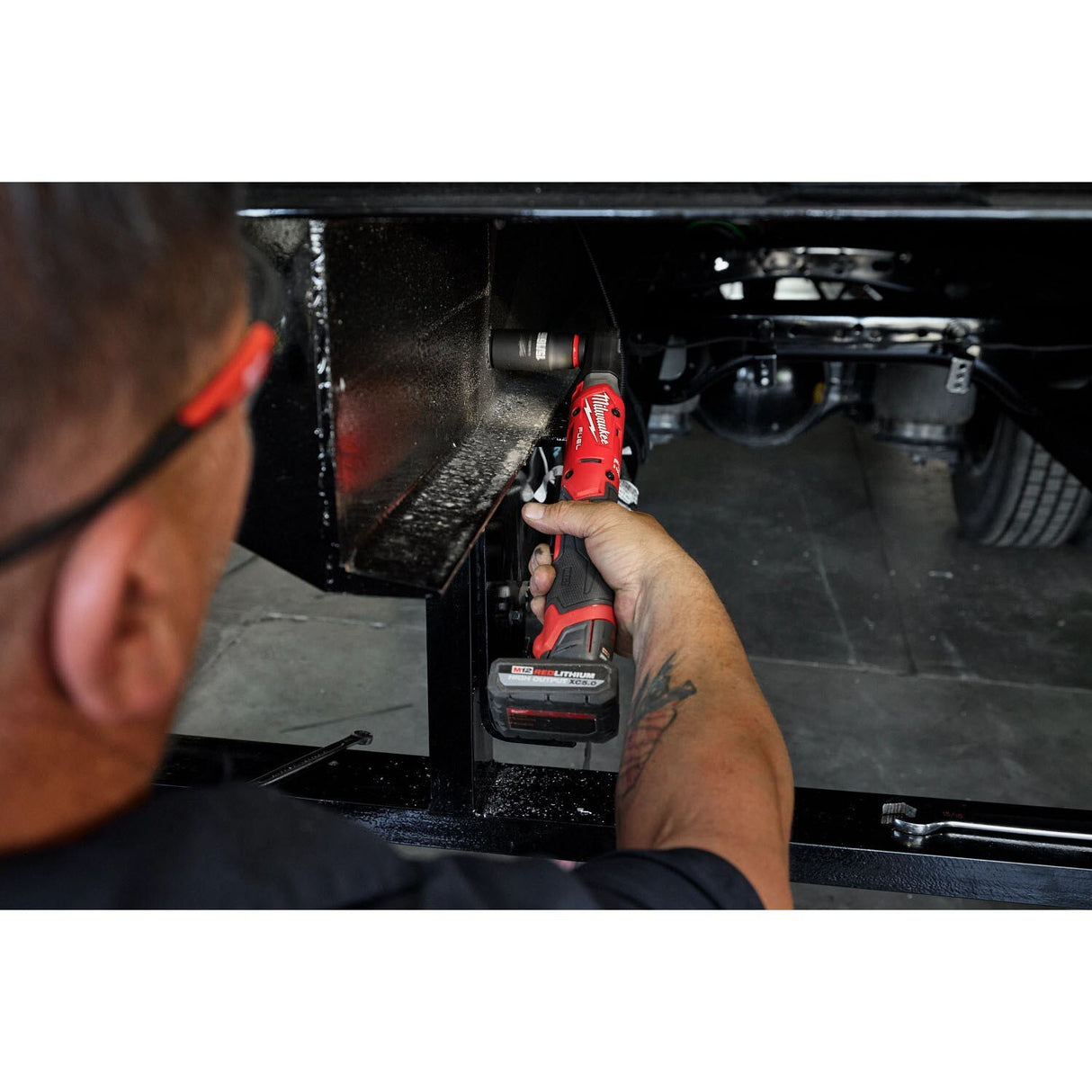 Milwaukee 49-16-3054 M12 FUEL 1/2 Inch Ratchet Protective Boot for Model 3054-20 - 4