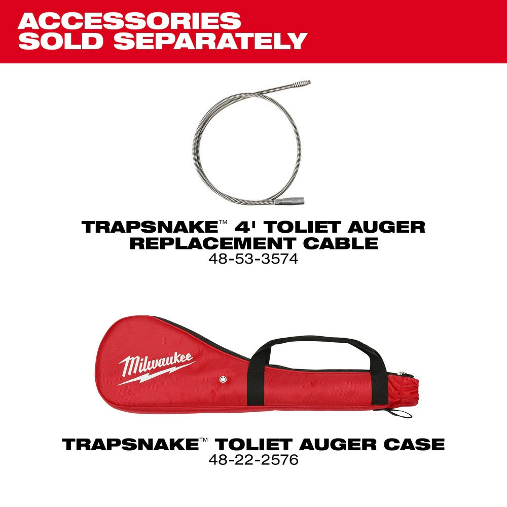 Milwaukee 49-16-3574 TRAPSNAKE 4' Urinal Auger - 7