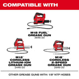 Milwaukee 49-16-3647 48" Replacement Grease Gun Swivel Hose with Standard Coupler - 3