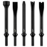 Milwaukee 49-16-3776 0.401" Round Shank Steel Hammer Chisel Bit Set (5 Piece)