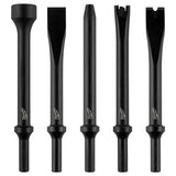 Milwaukee 49-16-3776 0.401" Round Shank Steel Hammer Chisel Bit Set (5 Piece)