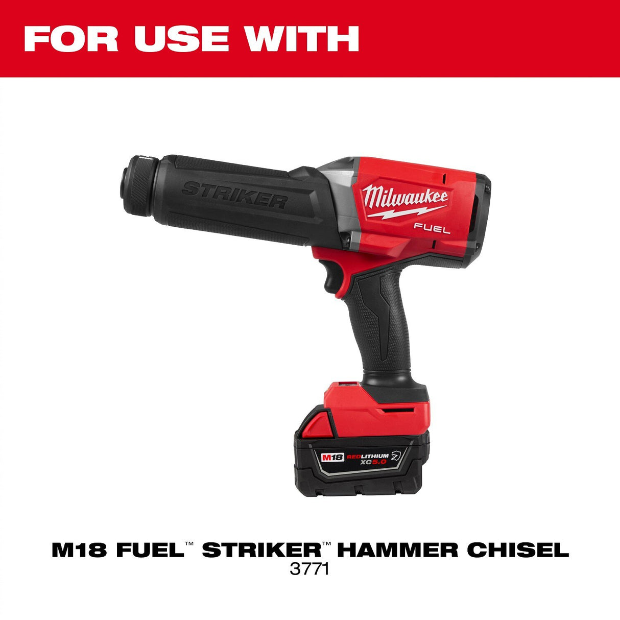 Milwaukee 49-16-3776 0.401" Round Shank Steel Hammer Chisel Bit Set (5 Piece) - 3