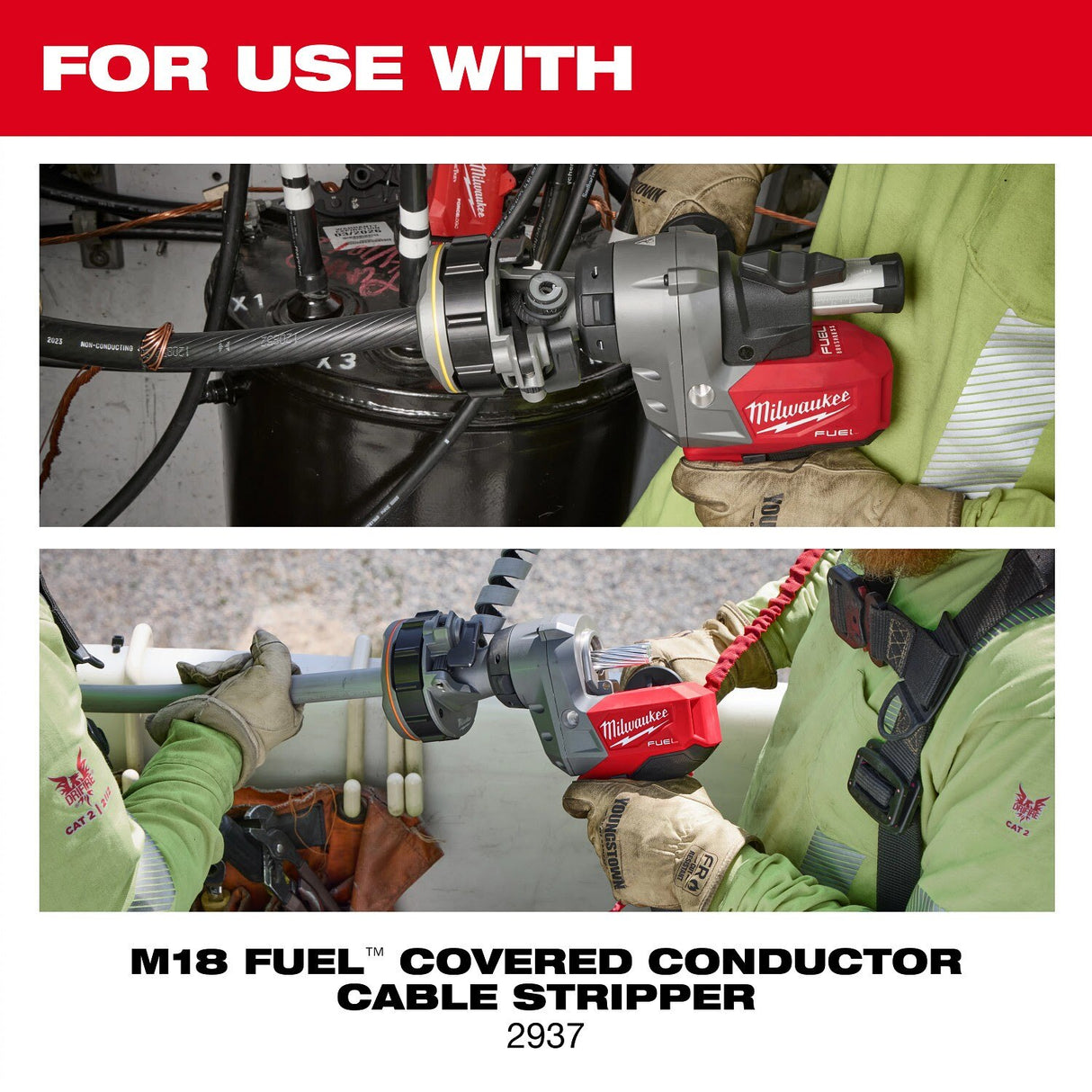Milwaukee 49-16-B187 1.6" - 1.8" Adjustable Bushing for M18 FUEL  Covered Conductor Cable Stripper - 2
