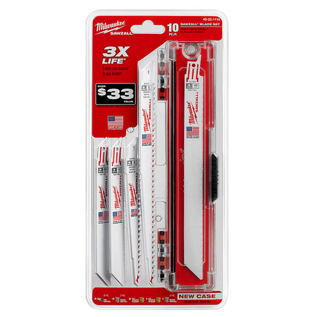 Milwaukee 49-22-1110 10 Piece Sawzall Blade Set